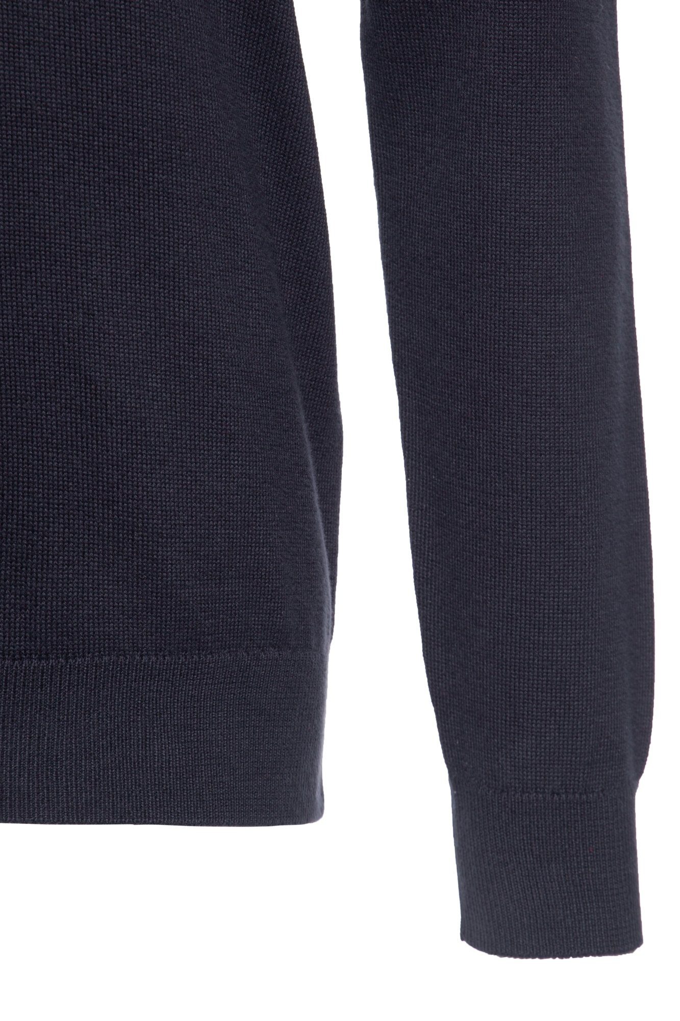 Way of Glory Strickpullover mit dezenter Logo-Stickerei auf der Brust