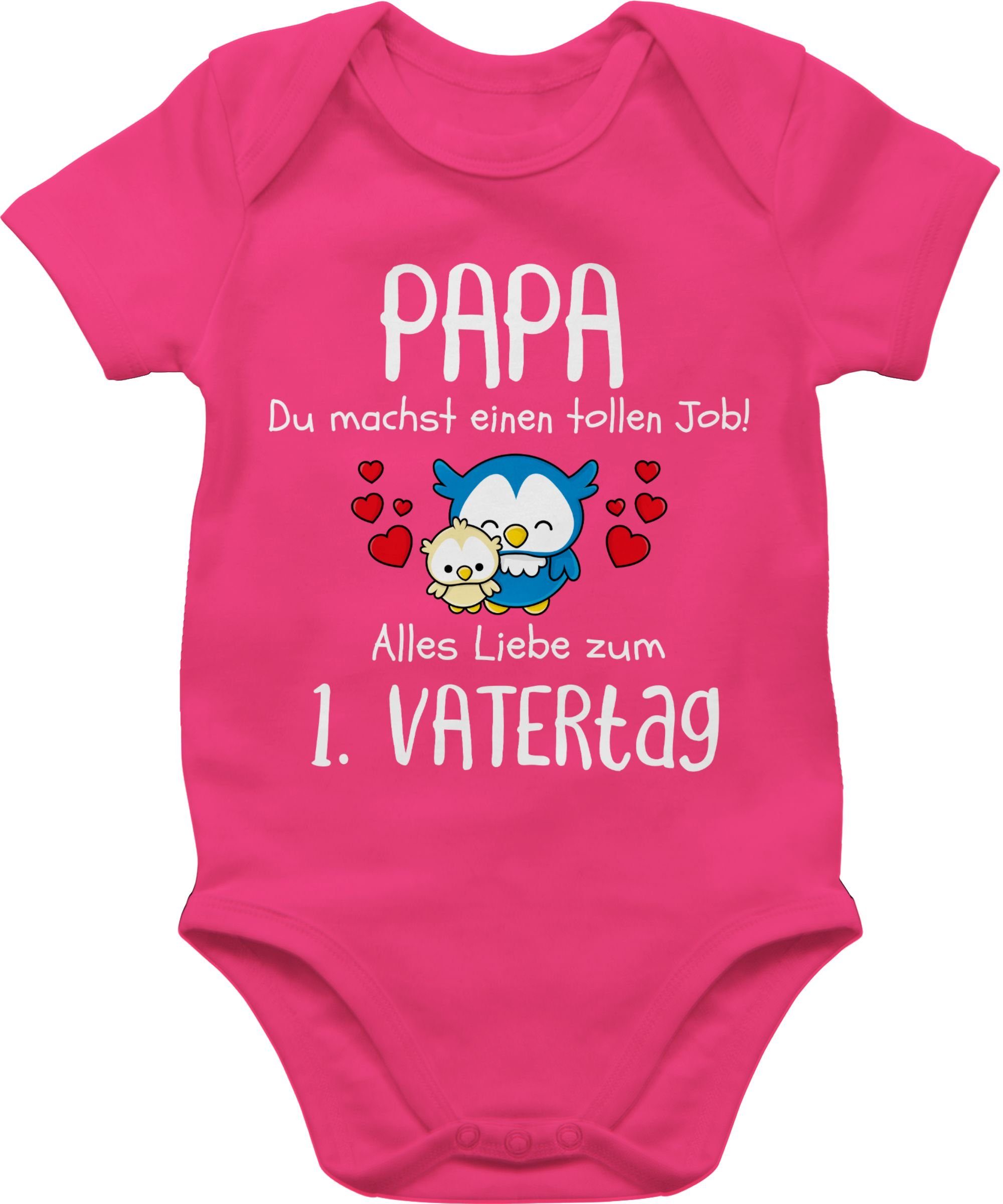 Shirtbody 1. Vatertag - Papa du machst einen tollen Job