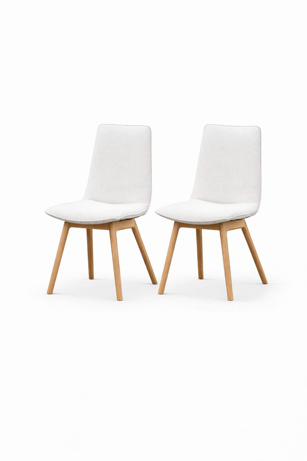 OTTO home 4-Fußstuhl Ramon (Set, 2 St), mit Massivholzbeinen, verschiedenen Farben und Stoffe