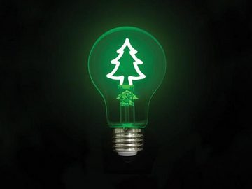 meineWunschleuchte LED Dekolicht, LED wechselbar, ausgefallene kleine Deko Tischlampe zur Weihnachtsbeleuchtung, H: 19cm