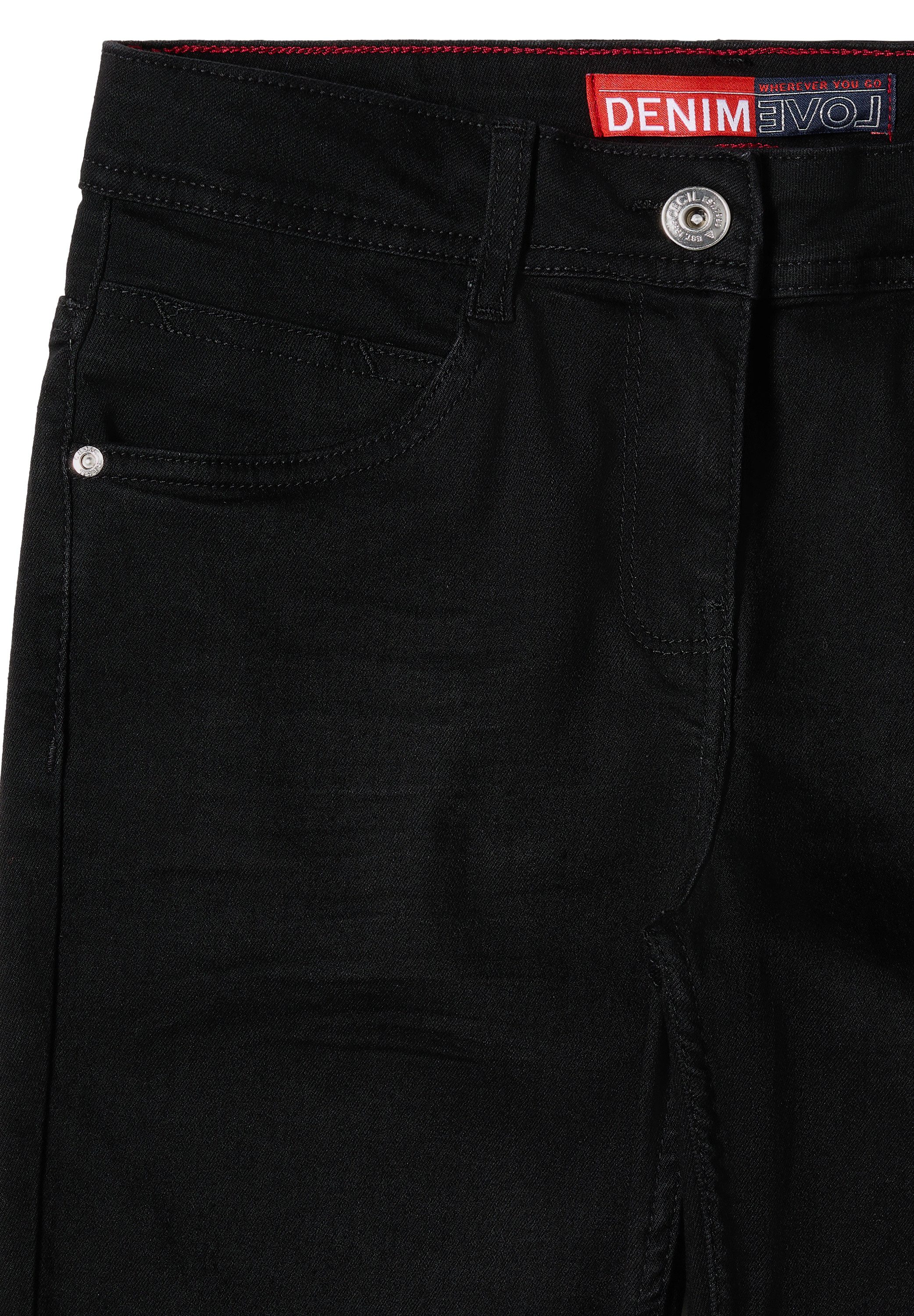 CECIL Slim-fit-Jeans Middle Waist
