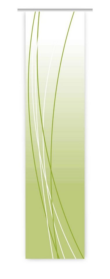 Schiebegardine Linea green up dark Schiebevorhang HxB 260x60 cm - B-line,  gardinen-for-life