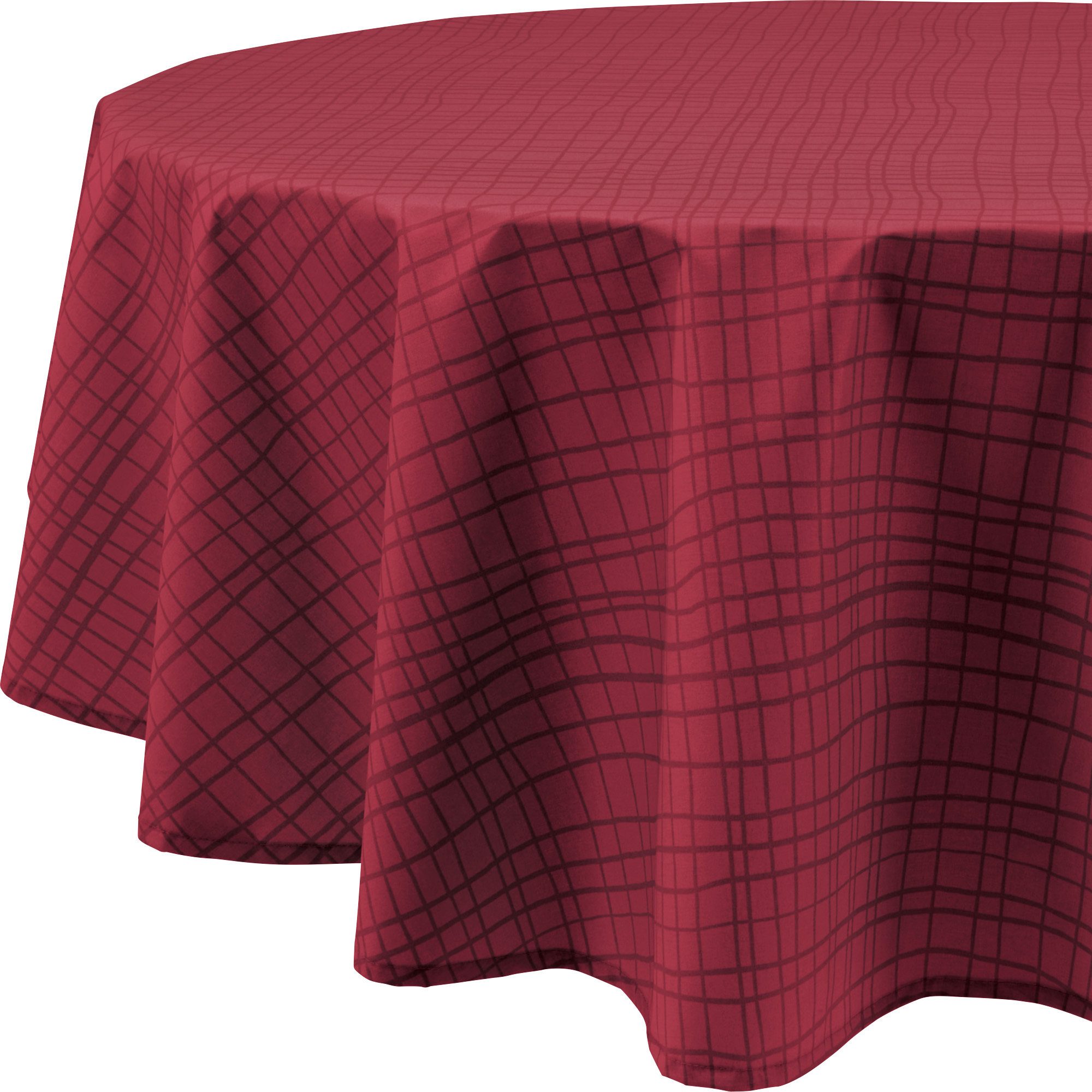 REDBEST Tischdecke Tischdecke "Pasadena", abwaschbar Uni/Karo