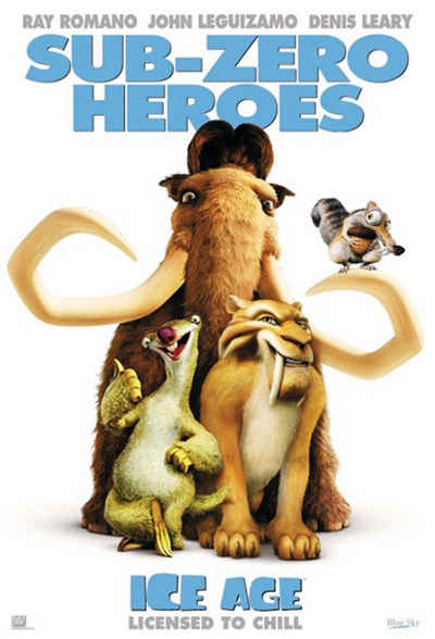 Close Up Poster Ice age Poster 68,5 x 101,5 cm