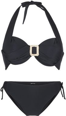 LingaDore Bügel-Bikini Halterneck bikiniset BLACK