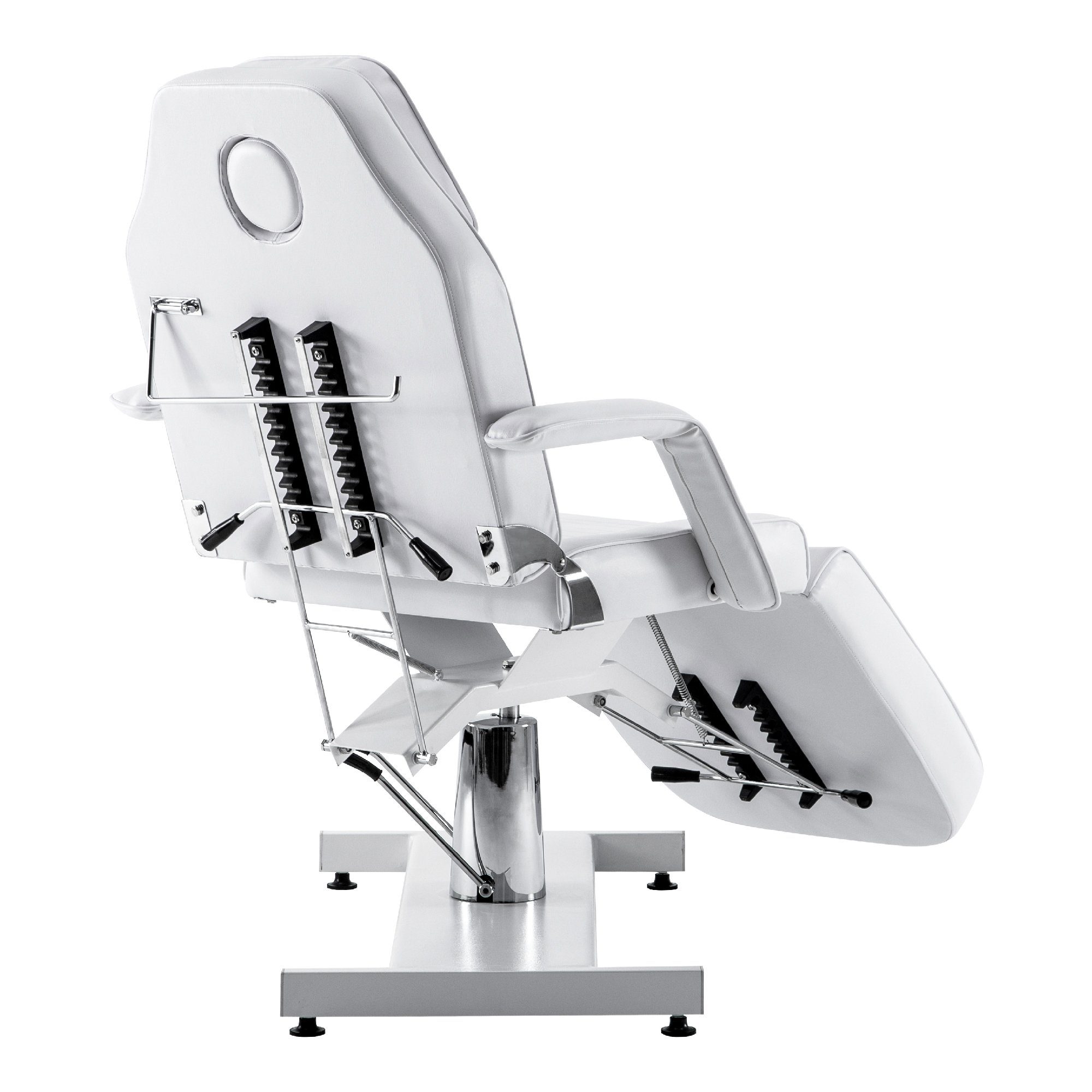Barberpub Massageliege Barberpub hydraulische Kosmetikliege 0006, Therapieliege 360 Grad drehbar, höhenverstellbar,135 × 83 × 115 cm