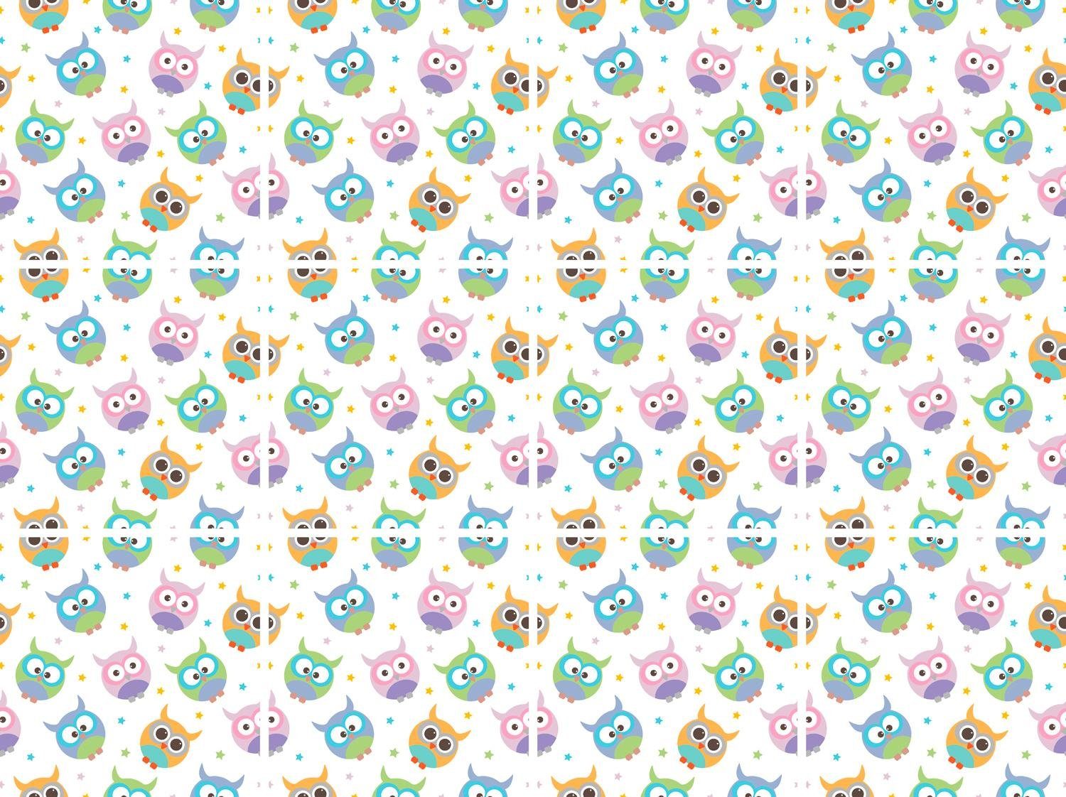queence Fliesenaufkleber Eulen, Stickerfliesen, selbstklebend, Sticker, 12er Set