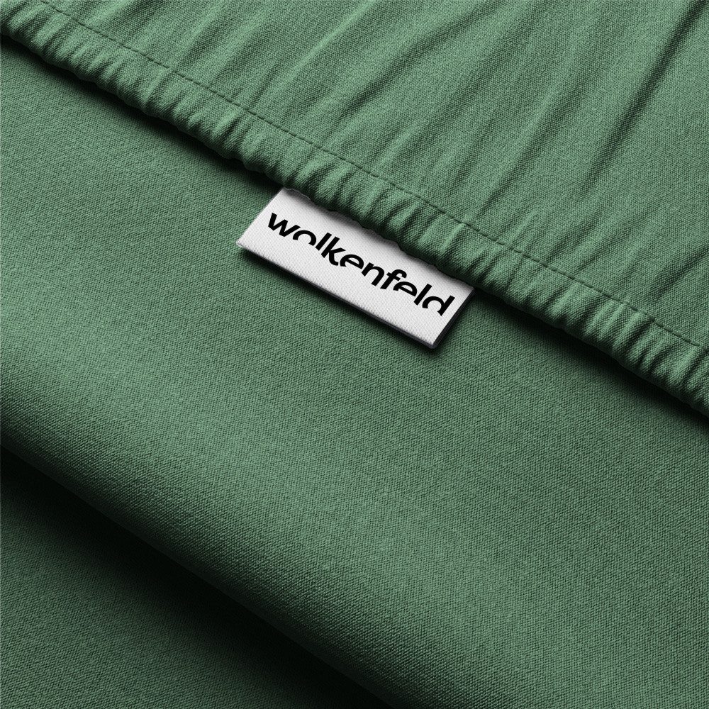 Wolkenfeld Spannbettlaken Boxspringbett Bettlaken - Spannbetttuch für Matratzen bis 40cm, Jersey, Gummizug: rundum, (1 Stück), Elastisch & Rutschfest: 90x200, 140x200, 160x200, 180x200 & Übergrößen