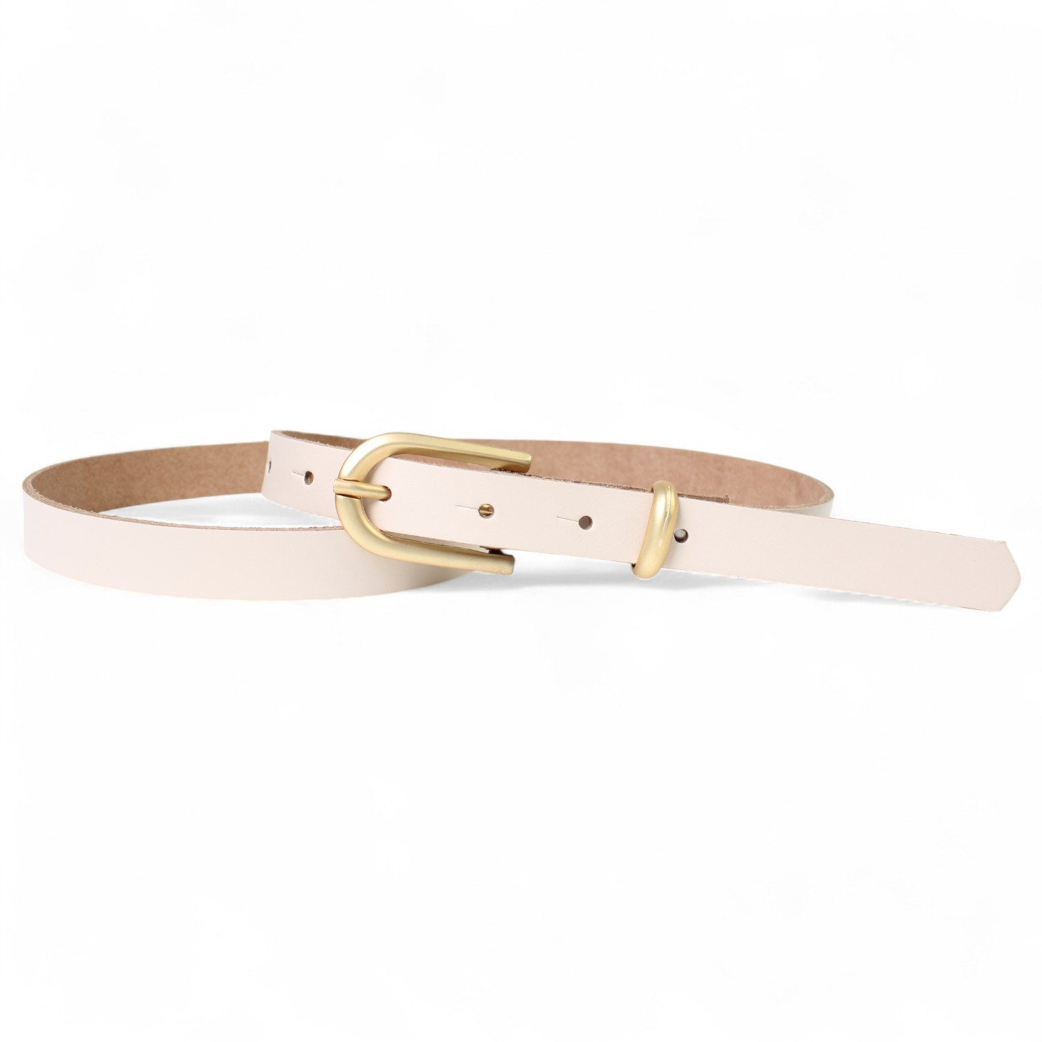 Taillengürtel Damen Rindleder schmal