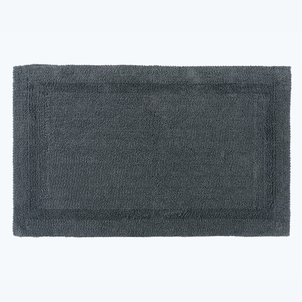 Homescapes Badematte XXL-Badematte grau 70x120 cm aus 100% Baumwolle, Höhe 20 mm, Baumwolle, rechteckig, 70 x 120 cm