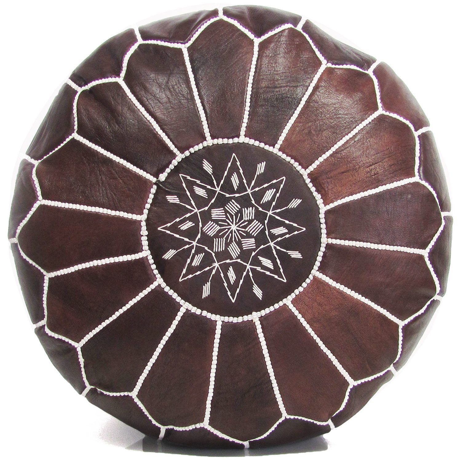 ALMADIH Pouf Leder Pouf Marokkanischer Echtleder günstig online kaufen