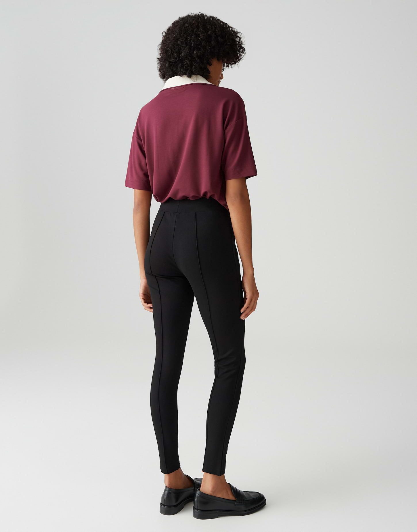 OPUS Leggings Leggings EKAJA Slim aus Ecovero Viskose Mix