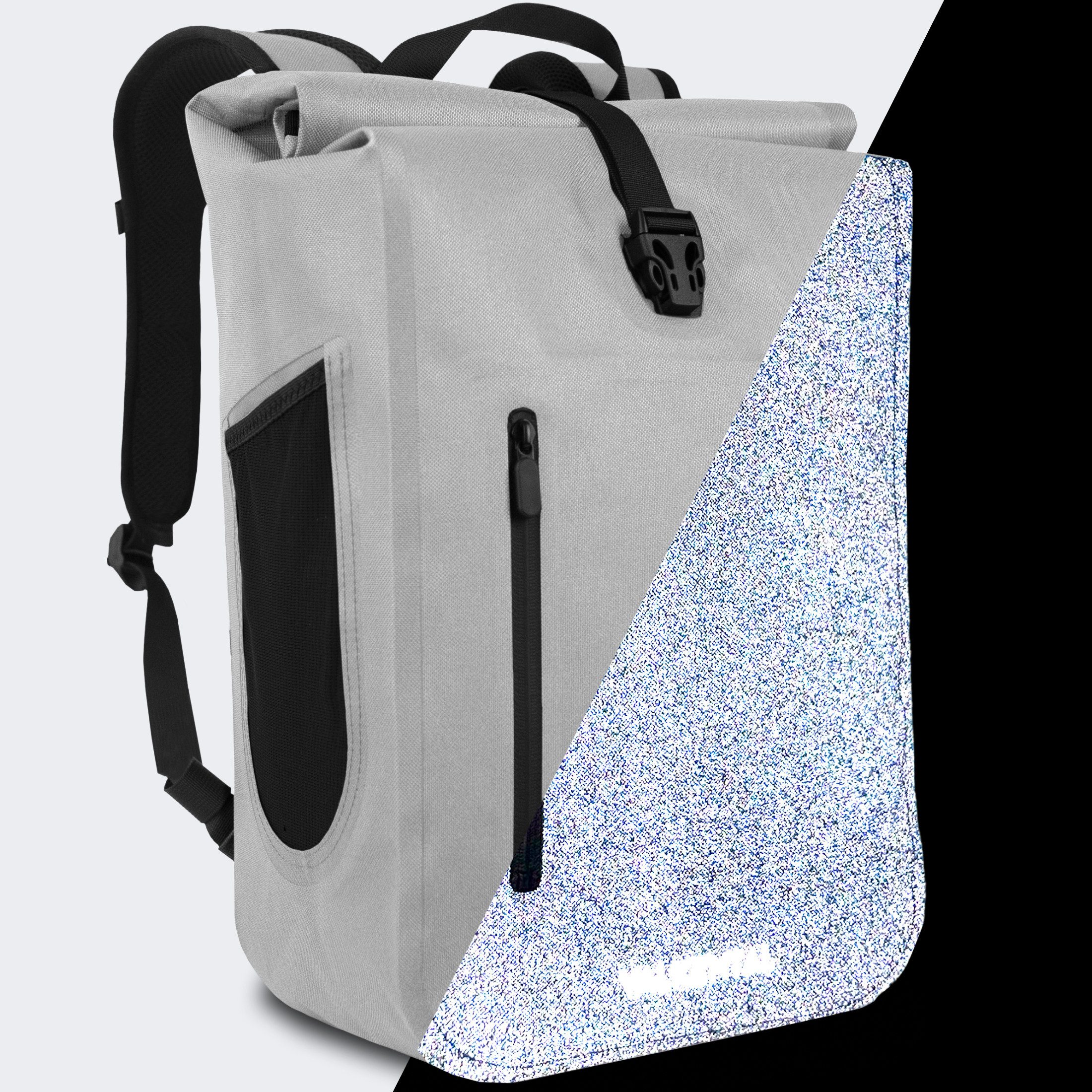 Valkental Tagesrucksack Alltags- & Freizeitrucksack wasserdicht & vollreflektierend 28L