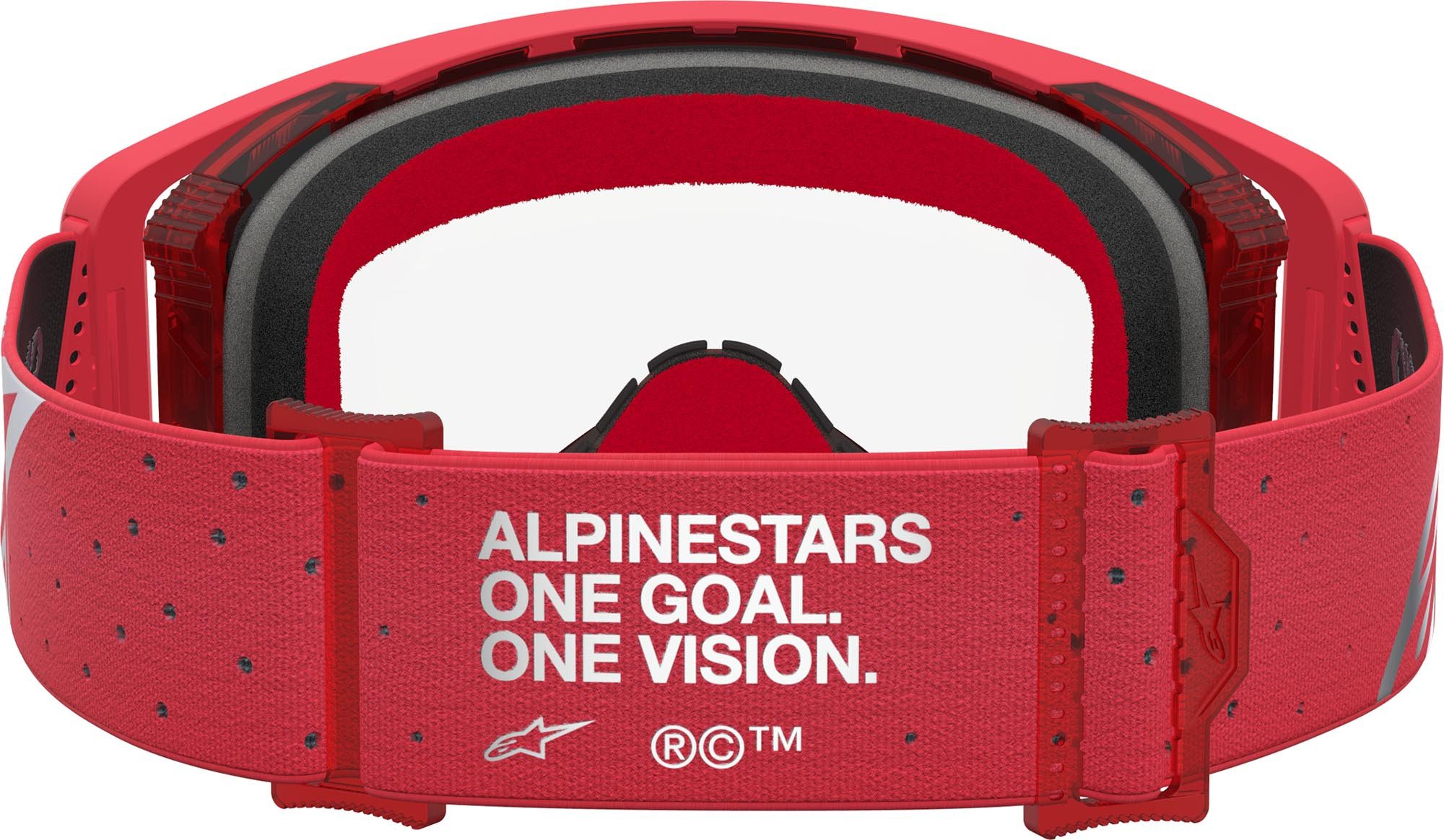 Alpinestars Motorradbrille Supertech Vesta Motocross Brille, Mit Band