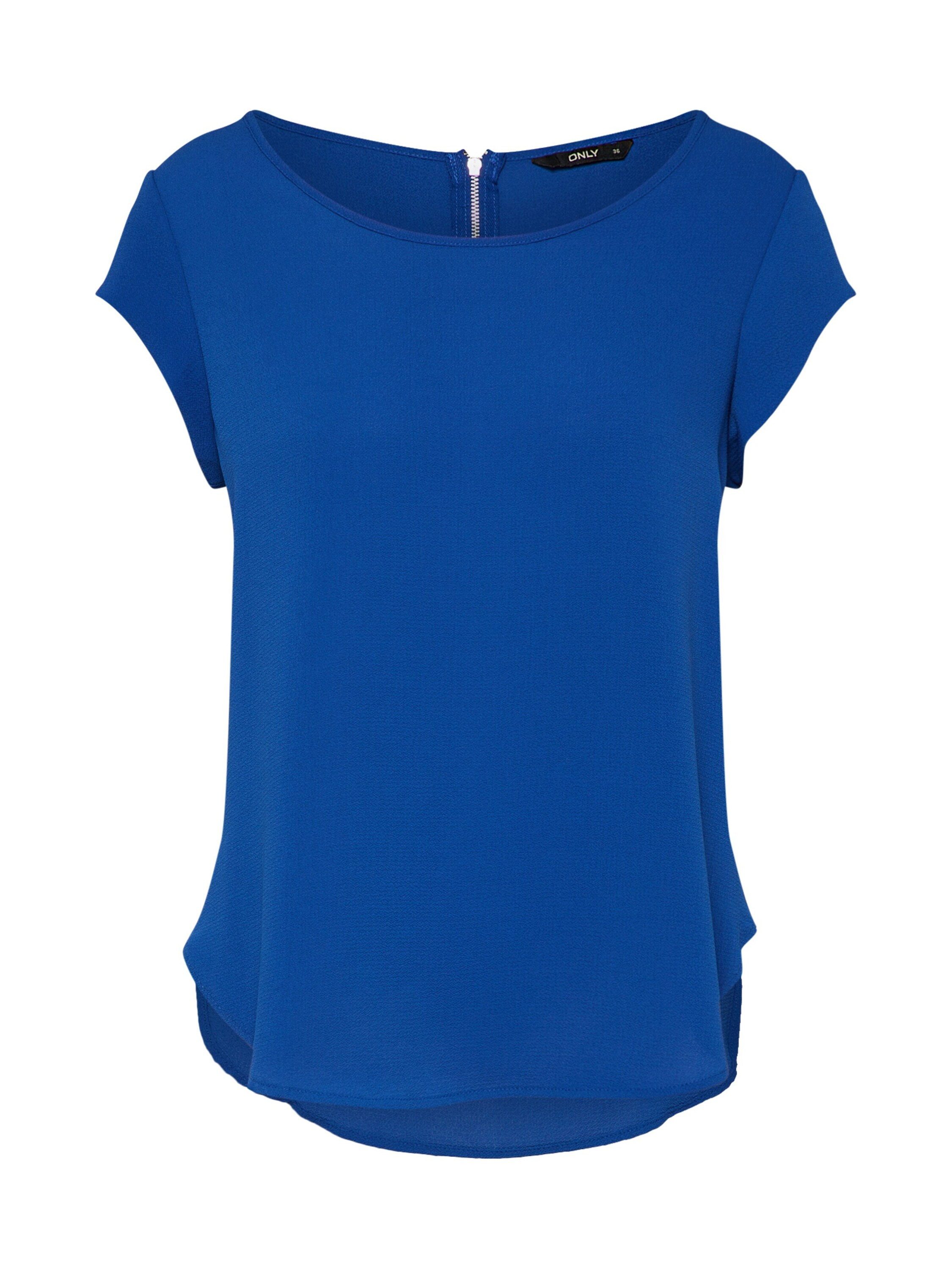 ONLY Kurzarmbluse (1-tlg) Plain/ohne Details
