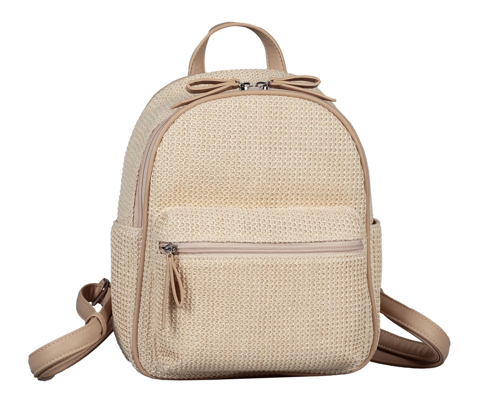 TOM TAILOR Damen Rucksack Sansa – Aus Nylon, 24x10x26 Cm | Sportlicher Look, Mit Magnetverschluss & Handyfach