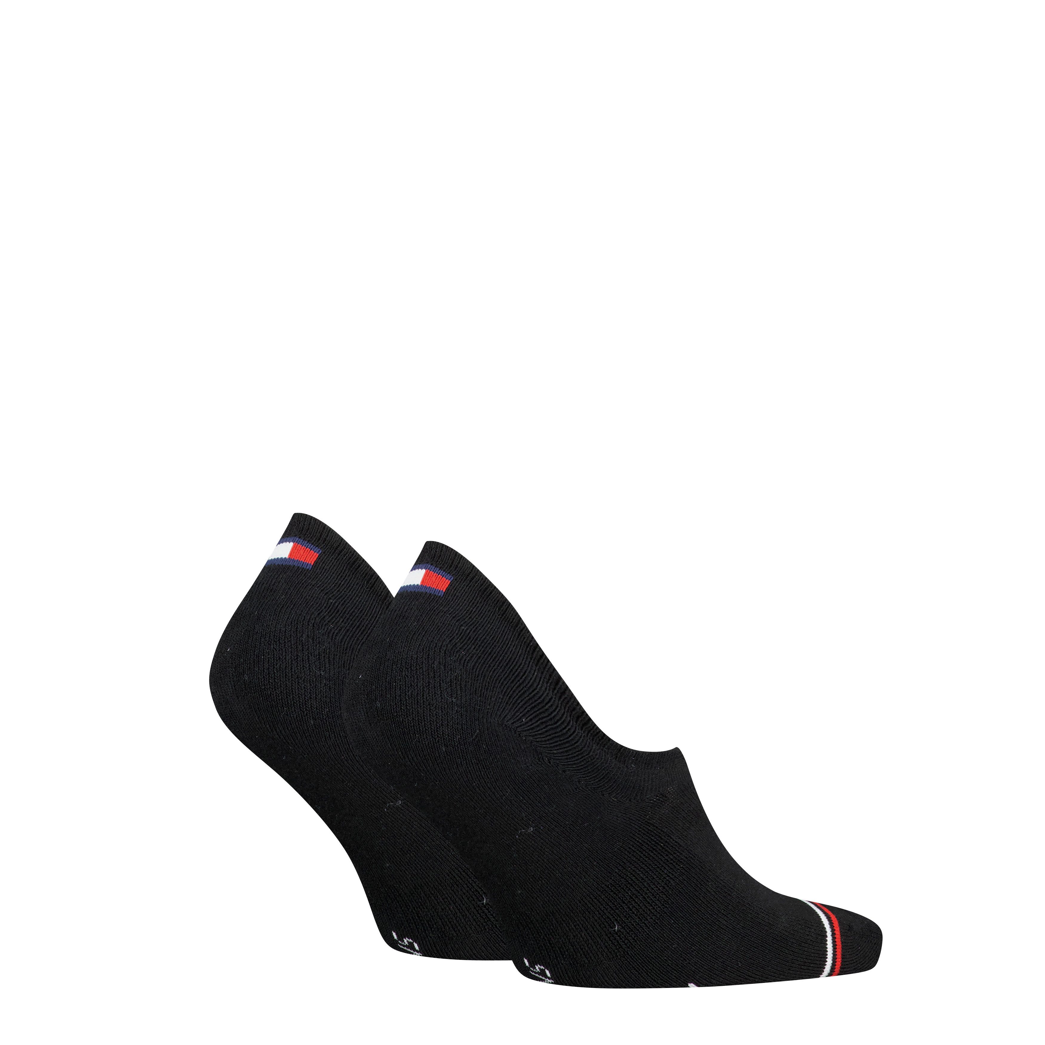 Tommy Hilfiger Füßlinge TH UNI TJ FOOTIE 2P ICONIC (2 Paar) Mit eingestricktem Flag-Label