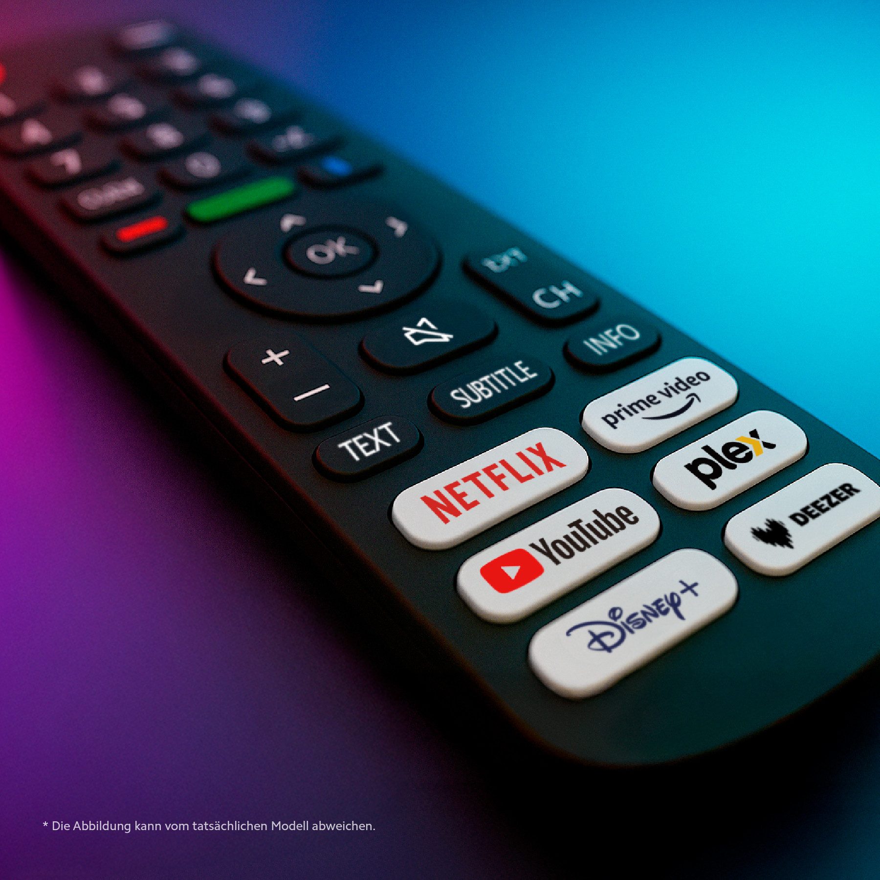 Dyon Movie Smart 24 VX LED-Fernseher (60 cm/24 Zoll, HD ready, Smart TV, 24", 1.366 x 768 (HD), Triple Tuner, CI+, LAN/WiFi, Hotelmodus)