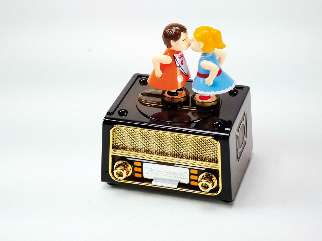 Musicboxworld Spieluhr Spieluhr aus Kunststoff in Form eines Radios günstig online kaufen