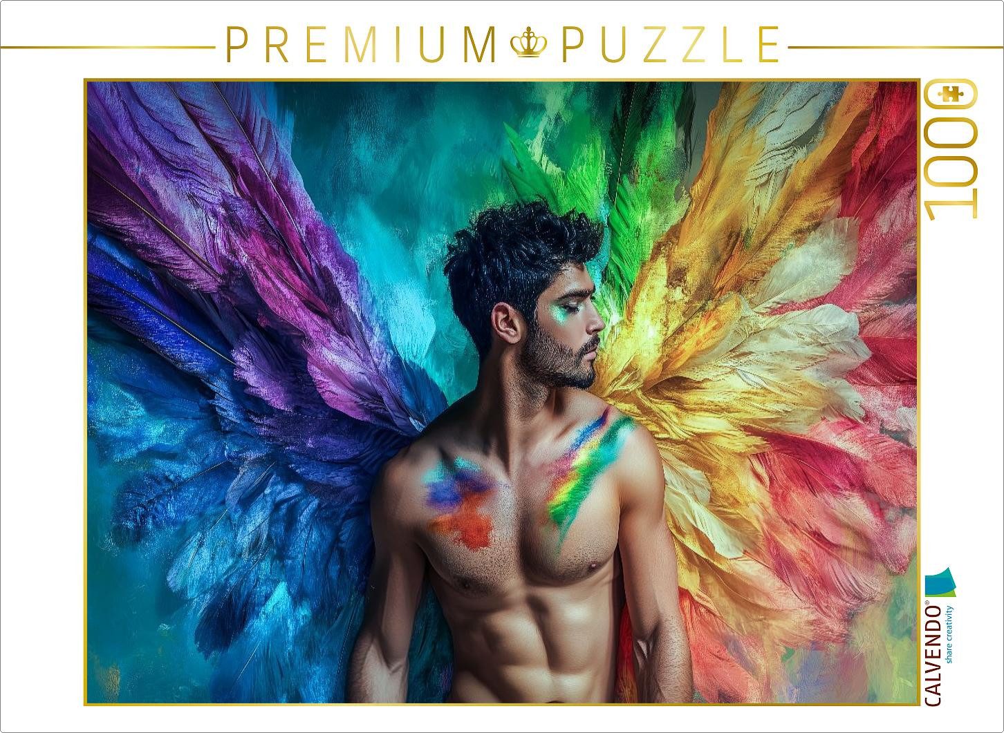 CALVENDO Puzzle CALVENDO Puzzle Unsere Liebe braucht keine Erlaubnis – nur Mut, 1000, 1000 Puzzleteile
