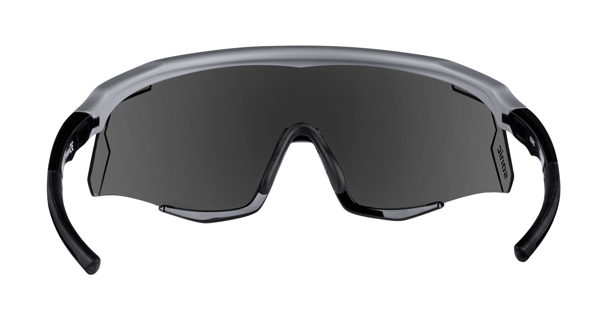 Glas grau-schwarz FORCE Sonnenbrille Fahrradbrille SONIC FORCE gespiegeltes