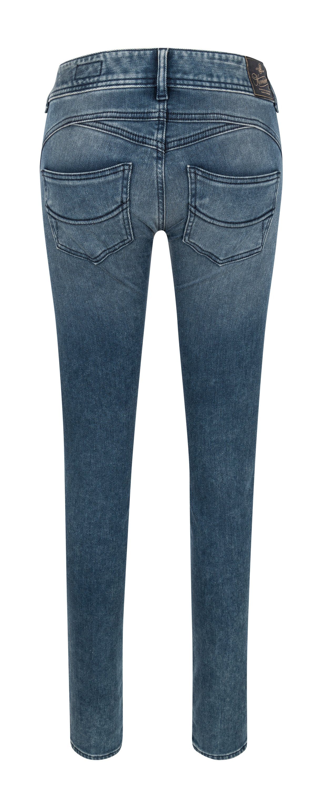 HERRLICHER THERMO Denim Stretch-Jeans 5606-OD400-949 Herrlicher Organic shadow blue GILA - Slim