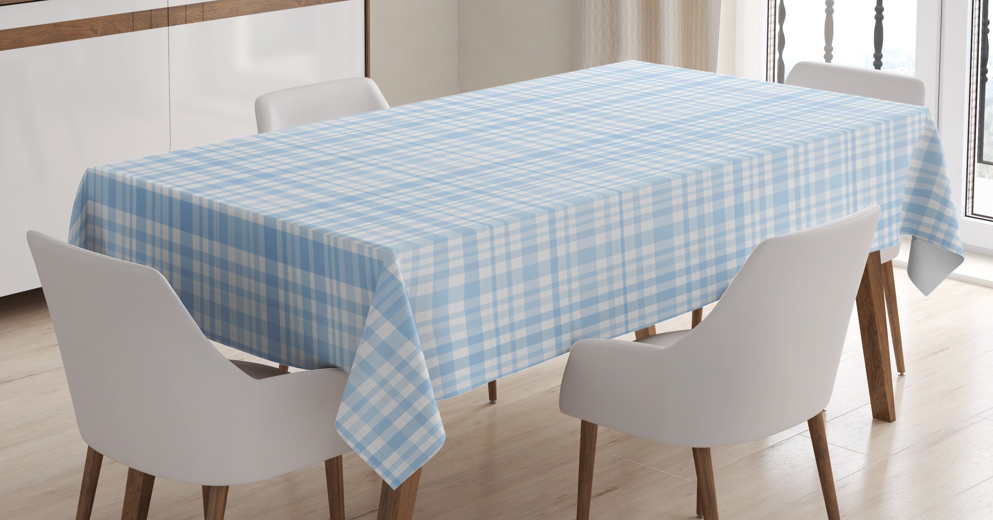 Farbfest Abakuhaus Plaid Klare Für Seafoam Bereich den Traditionell Tischdecke Motiv geeignet Außen Waschbar Farben,