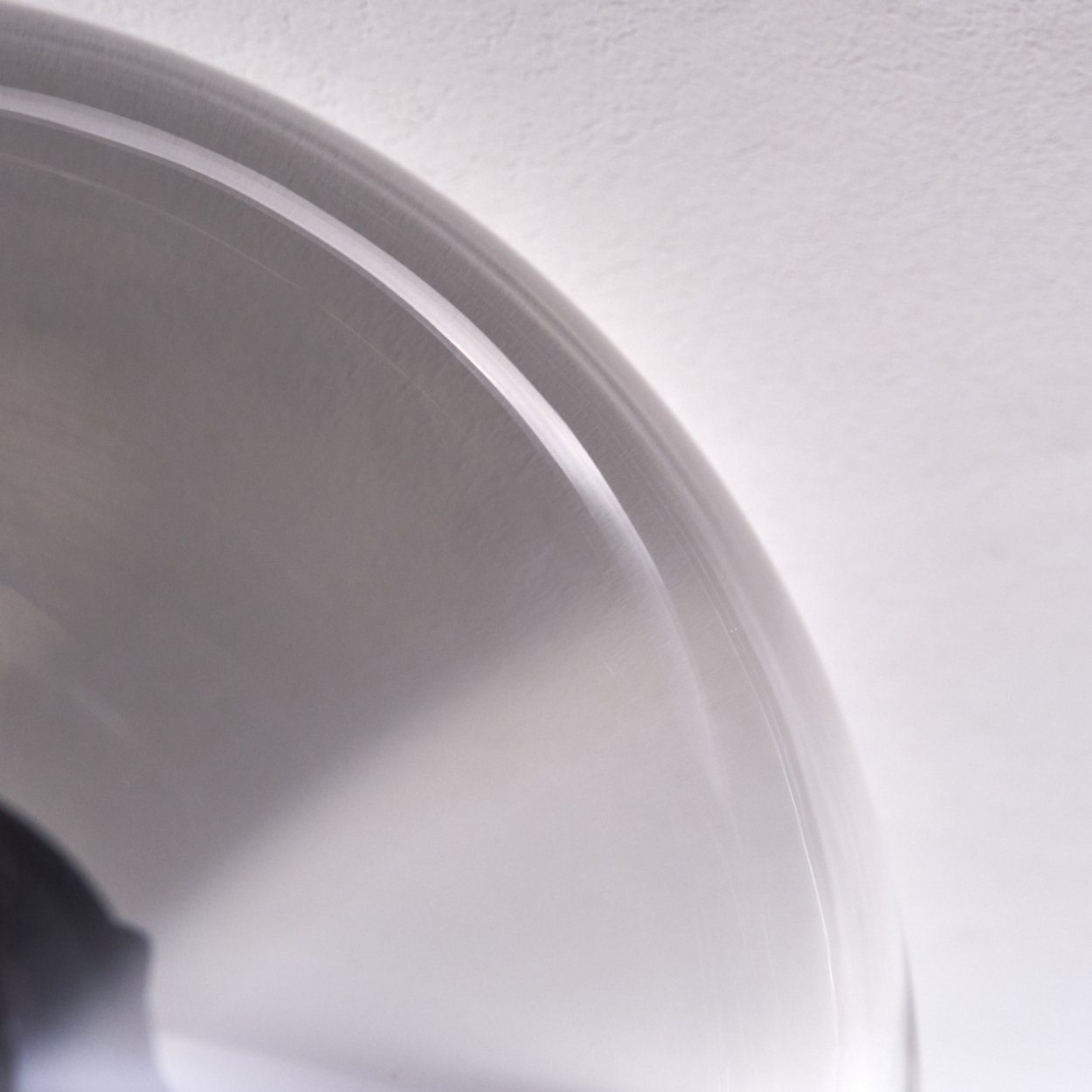 hofstein Deckenleuchte Deckenlampe aus Metall/Glas in Schwarz/Rauchfarben/Klar, ohne Leuchtmittel, Leuchte im Retro-Design aus Glas, 4 x G9 LED, ohne Leuchtmitt – Bild 3 von 5