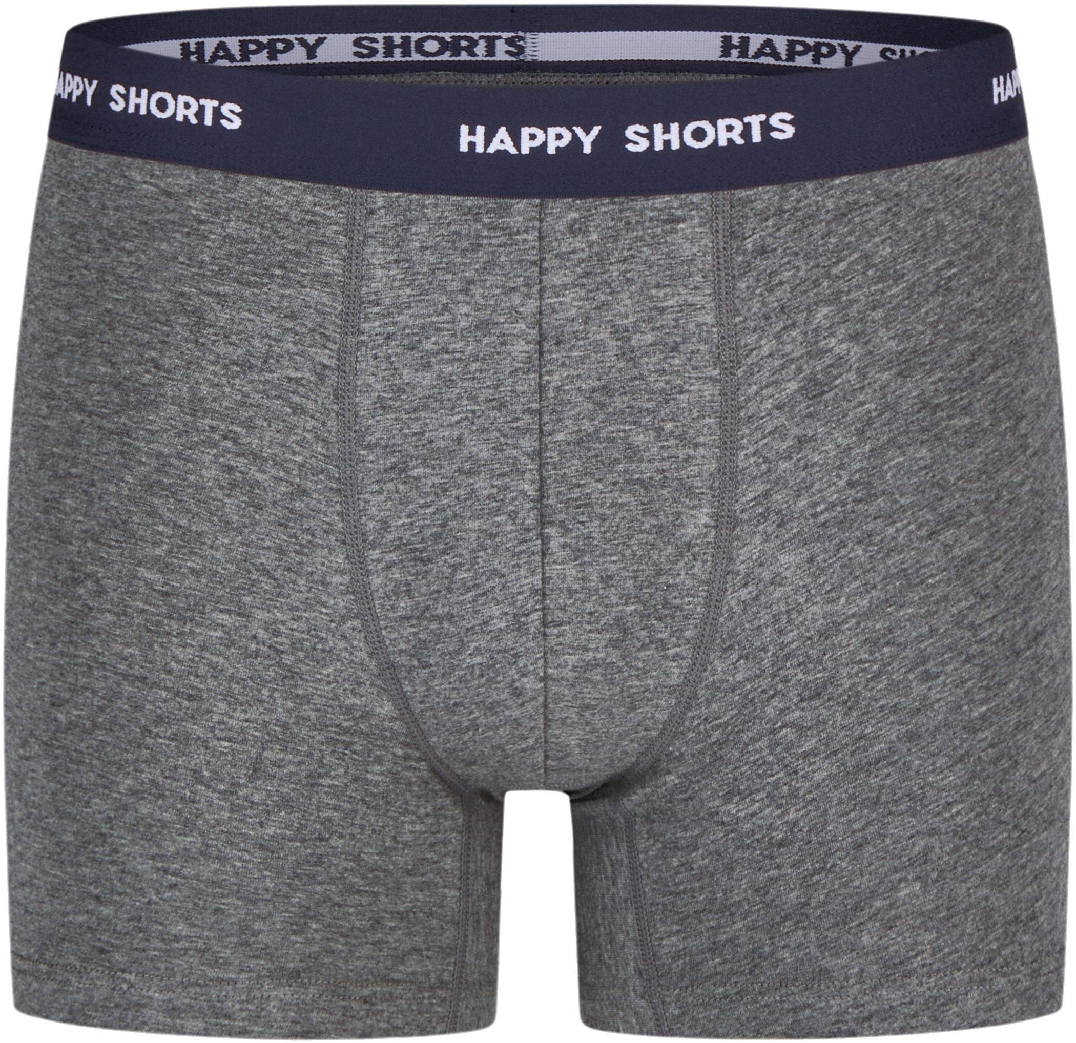 HAPPY SHORTS Trunk 2 Happy Shorts Jersey Trunk Herren Boxershorts Pant Weihnachtsmann (1-St)