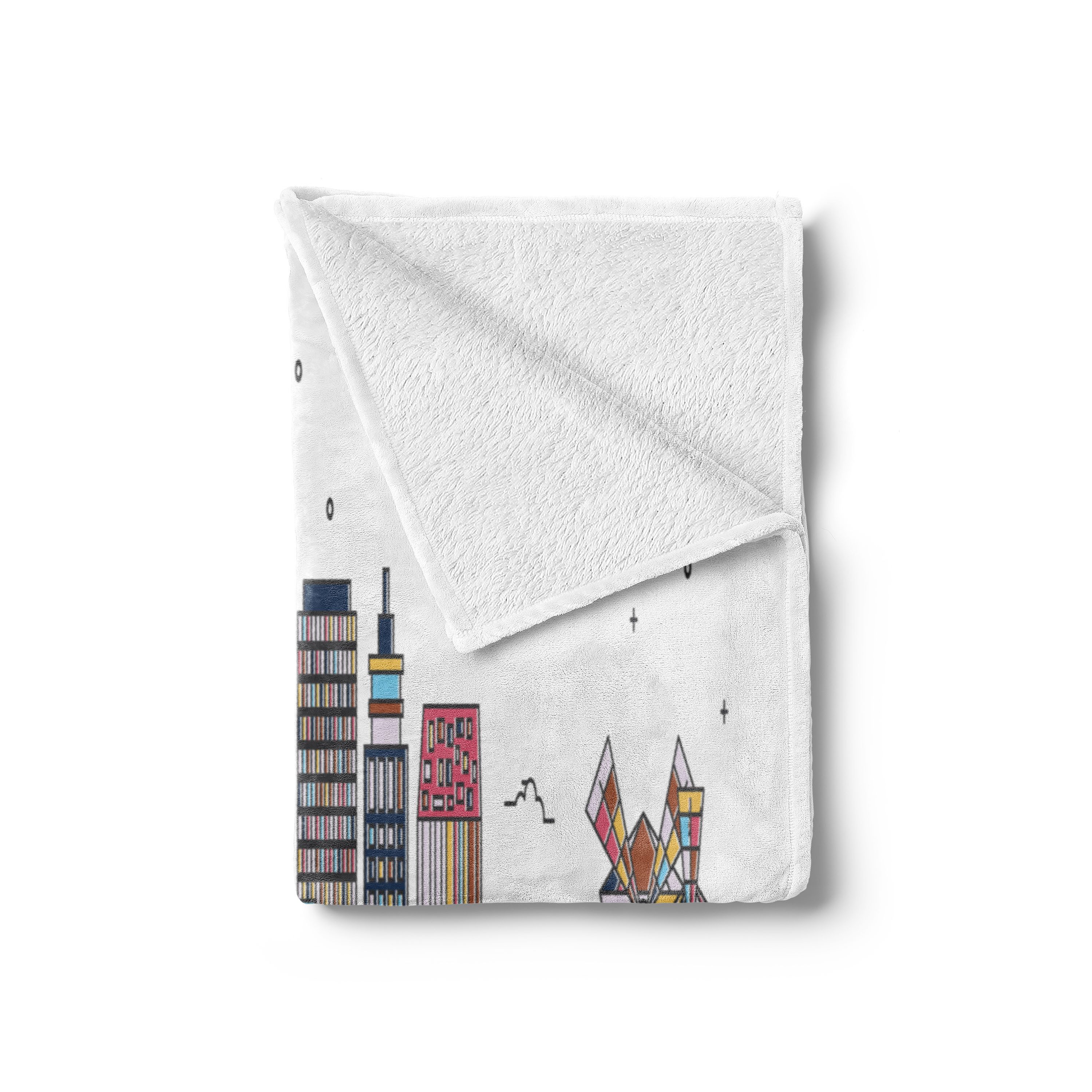 Wohndecke Gemütlicher Plüsch für den Innen- und Außenbereich, Abakuhaus, Amsterdam Niederlande Stadtansicht
