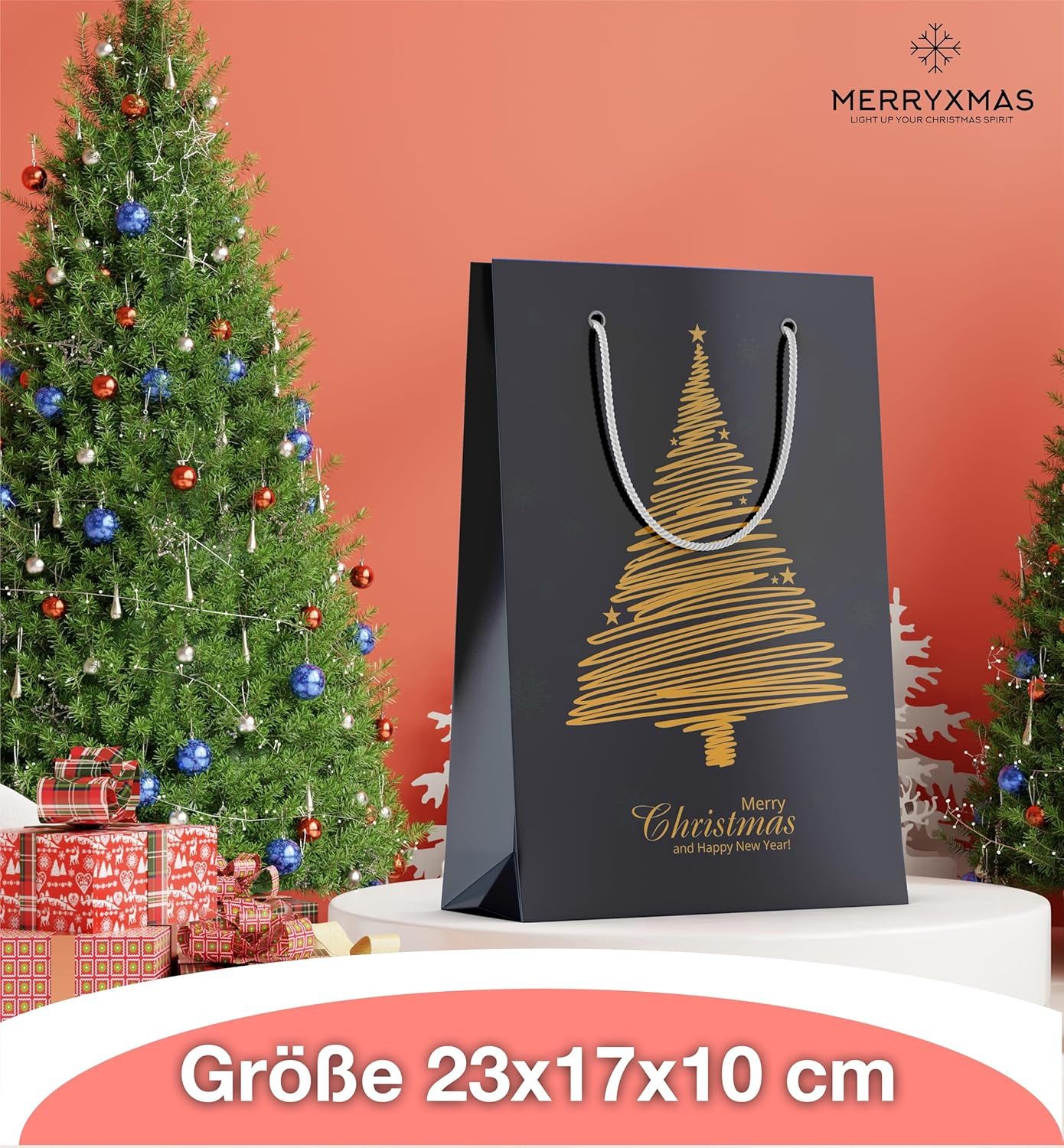 MerryXmas Aufbewahrungsbox 12 XXL-Geschenktaschen für Weihnachten: günstig online kaufen