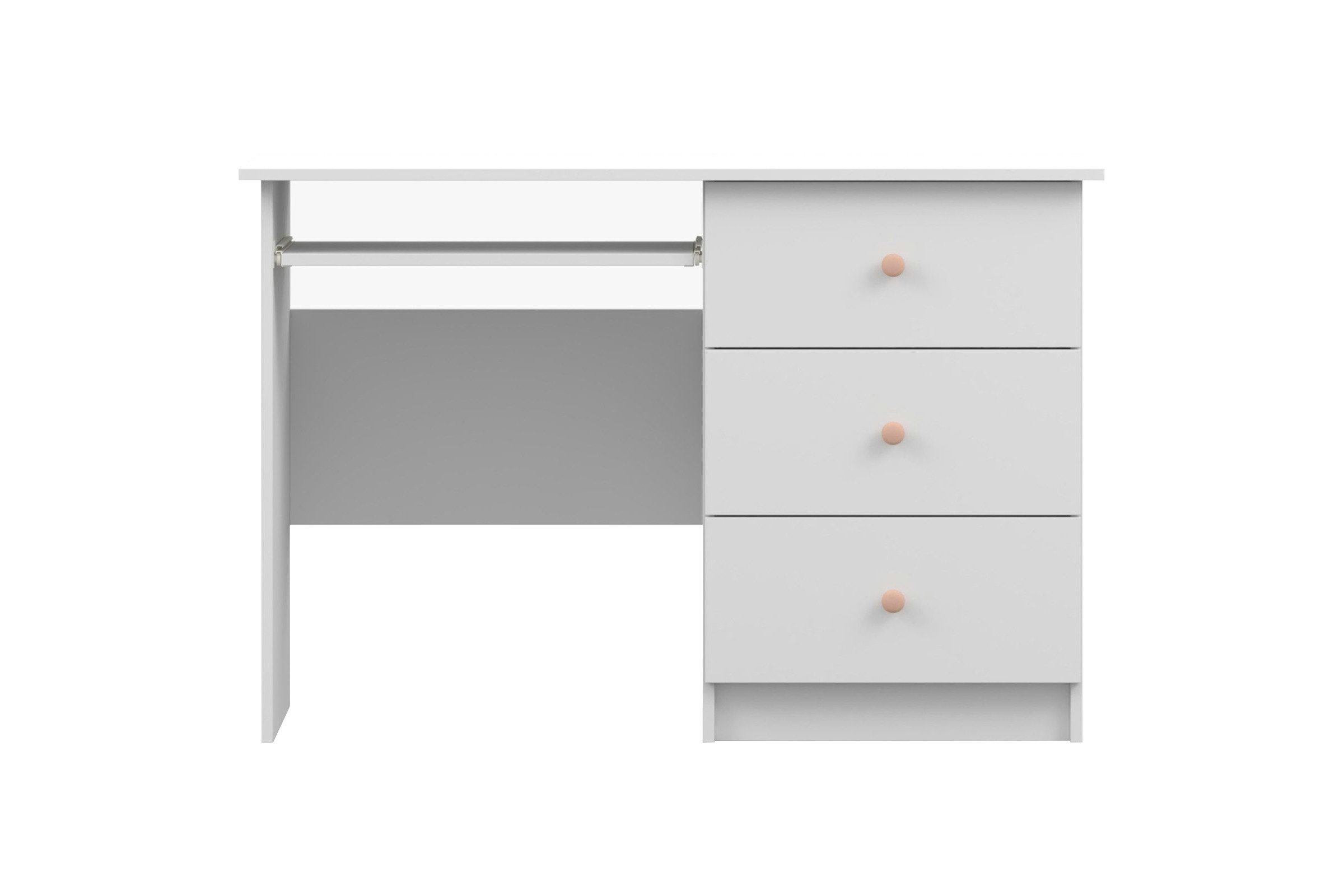 Kinderschreibtisch OSCAR Schreibtisch 115 cm breit mit Schubladen Stauraum