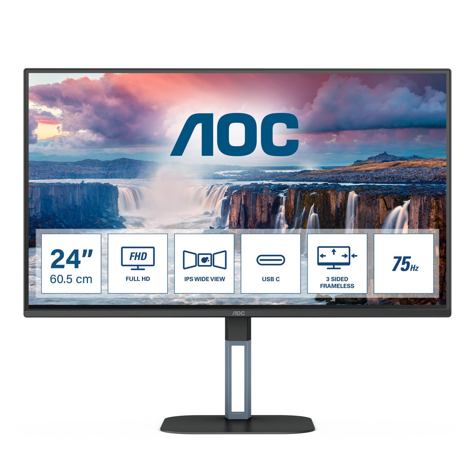 AOC AOC 24V5CE TFT-Monitor (1.920 x 1.080 Pixel (16:9), 4 ms ...