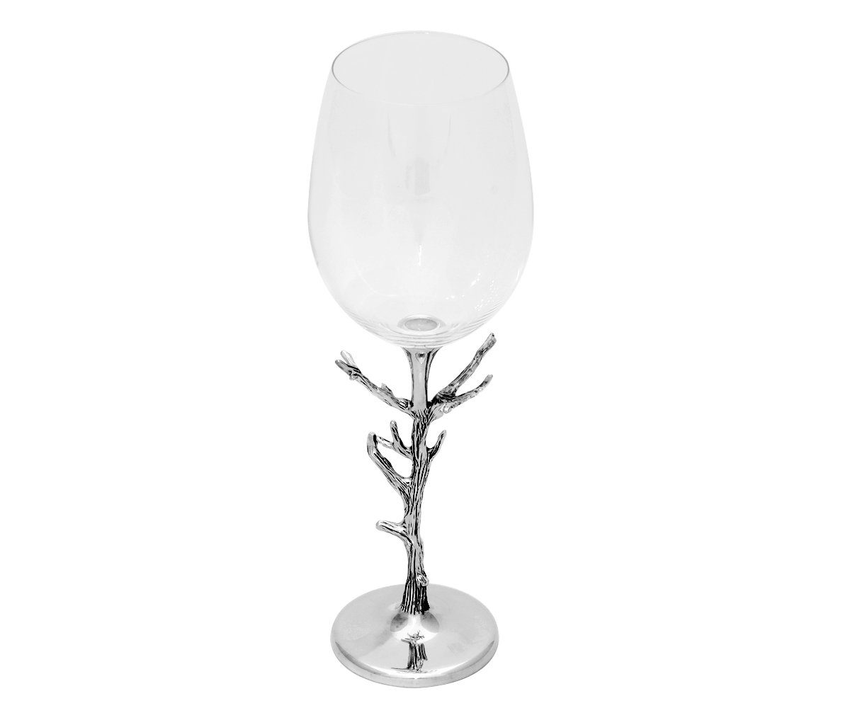 Weinglas Weingläser Metall Stiel im Ranken Weinglas Weinkelch Glas