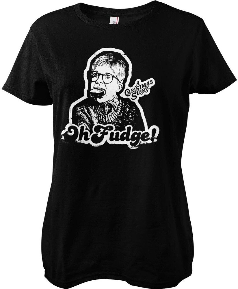 A Christmas Story T-Shirt Oh Fudge Girly Tee