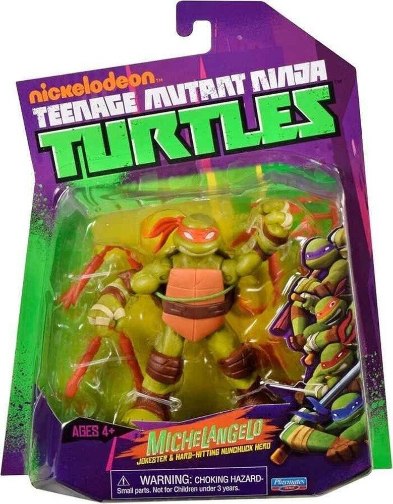 Playmates Actionfigur Teenage Mutant Ninja Turtles World of TMNT Actionfigur Michelangelo 11