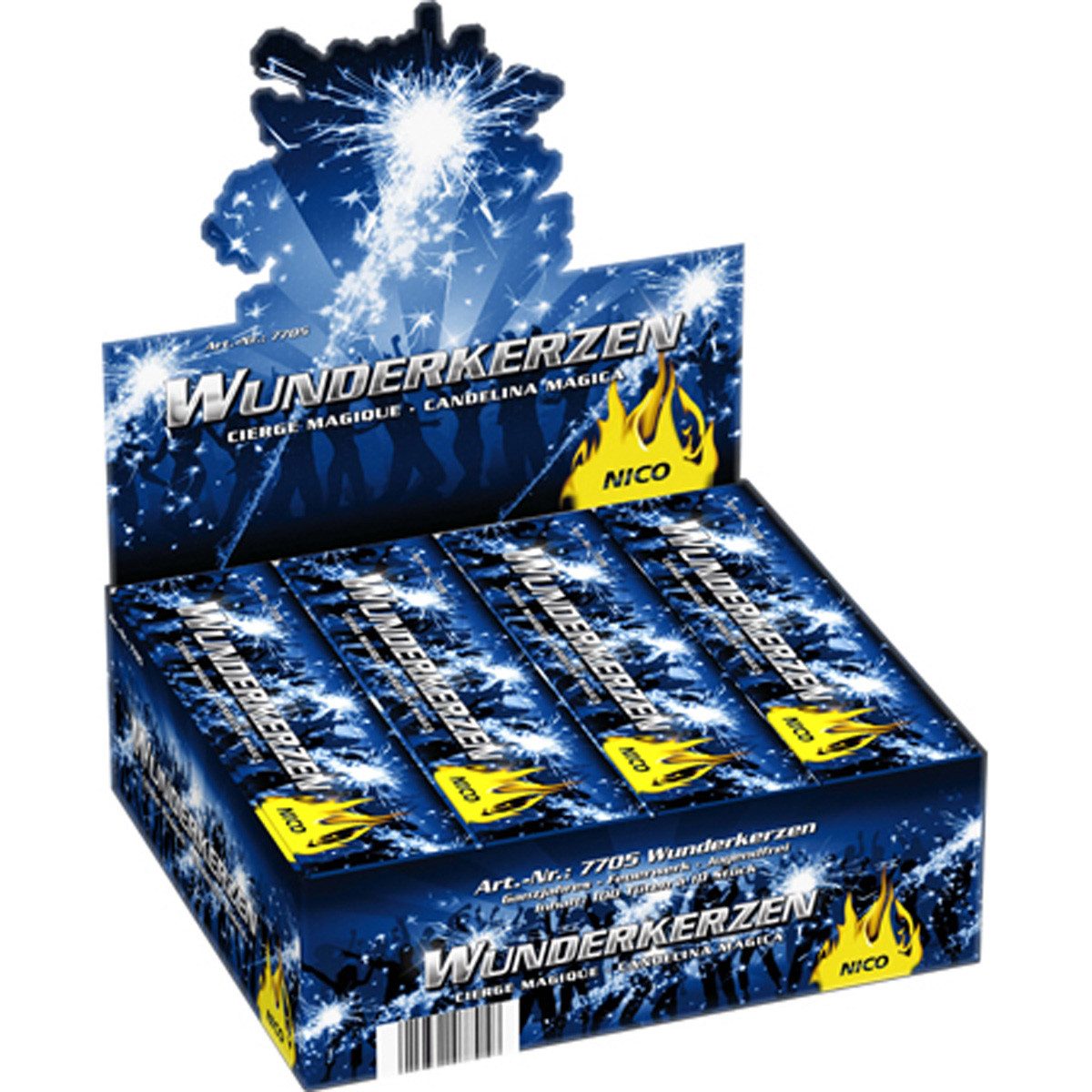 Nico Hängedekoration Wunderkerze 18cm/10er/40s