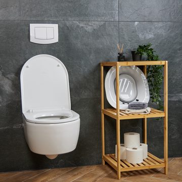 relaxdays WC-Sitz Faltbares Sitzbad für die Toilette