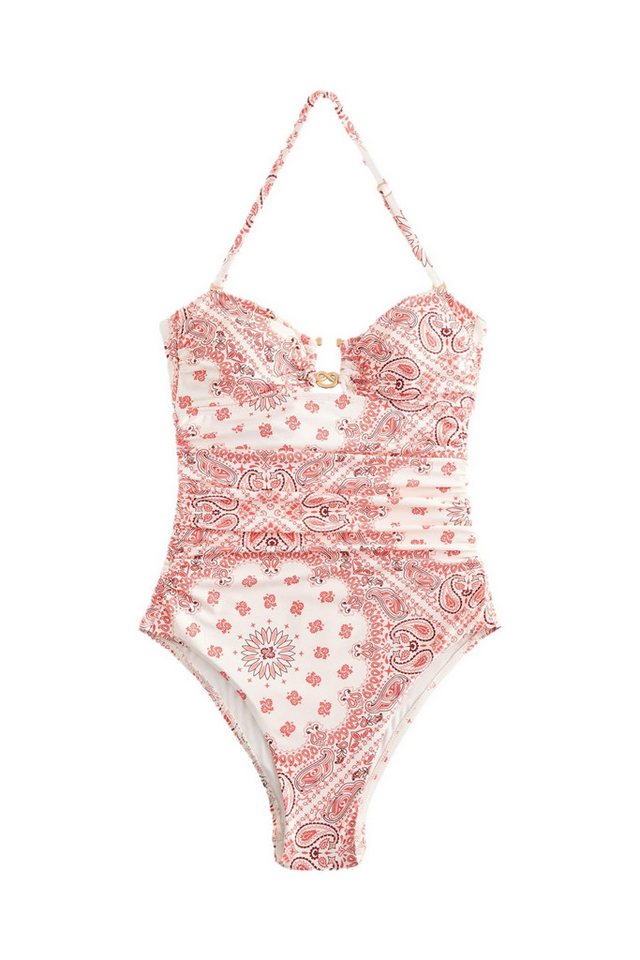 Next Badeanzug Bauchformender Bandeau-Badeanzug (1-St)