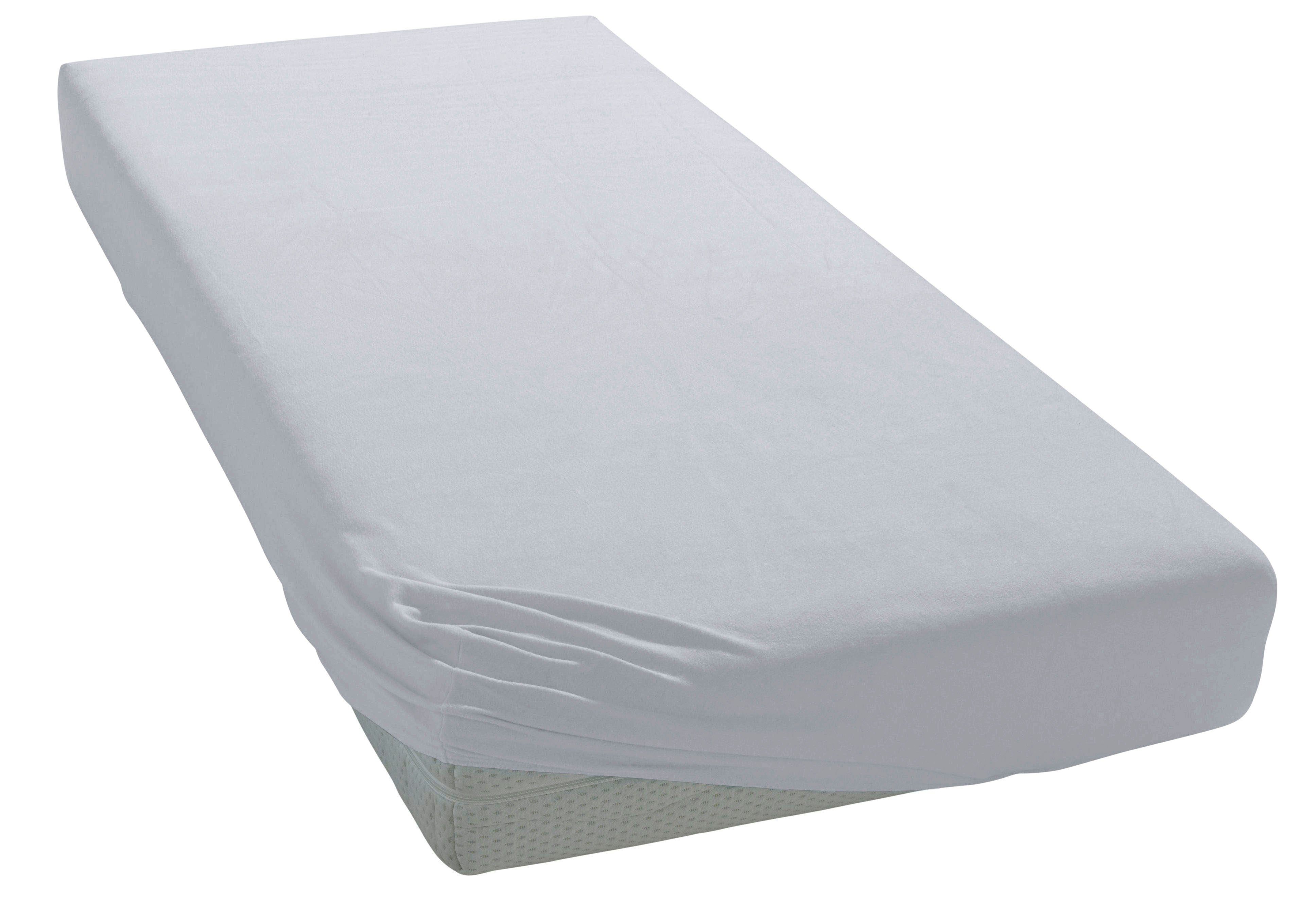 my home Spannbettlaken PHYSALIS, Jersey, Gummizug: rundum, (1 Stück), 100% Baumwolle, Matratzen bis 18 cm Höhe, Bettlaken, Spannbetttuch. Reduzierter Preis € 10,99. Unverbindliche Preisempfehlung € 17,99