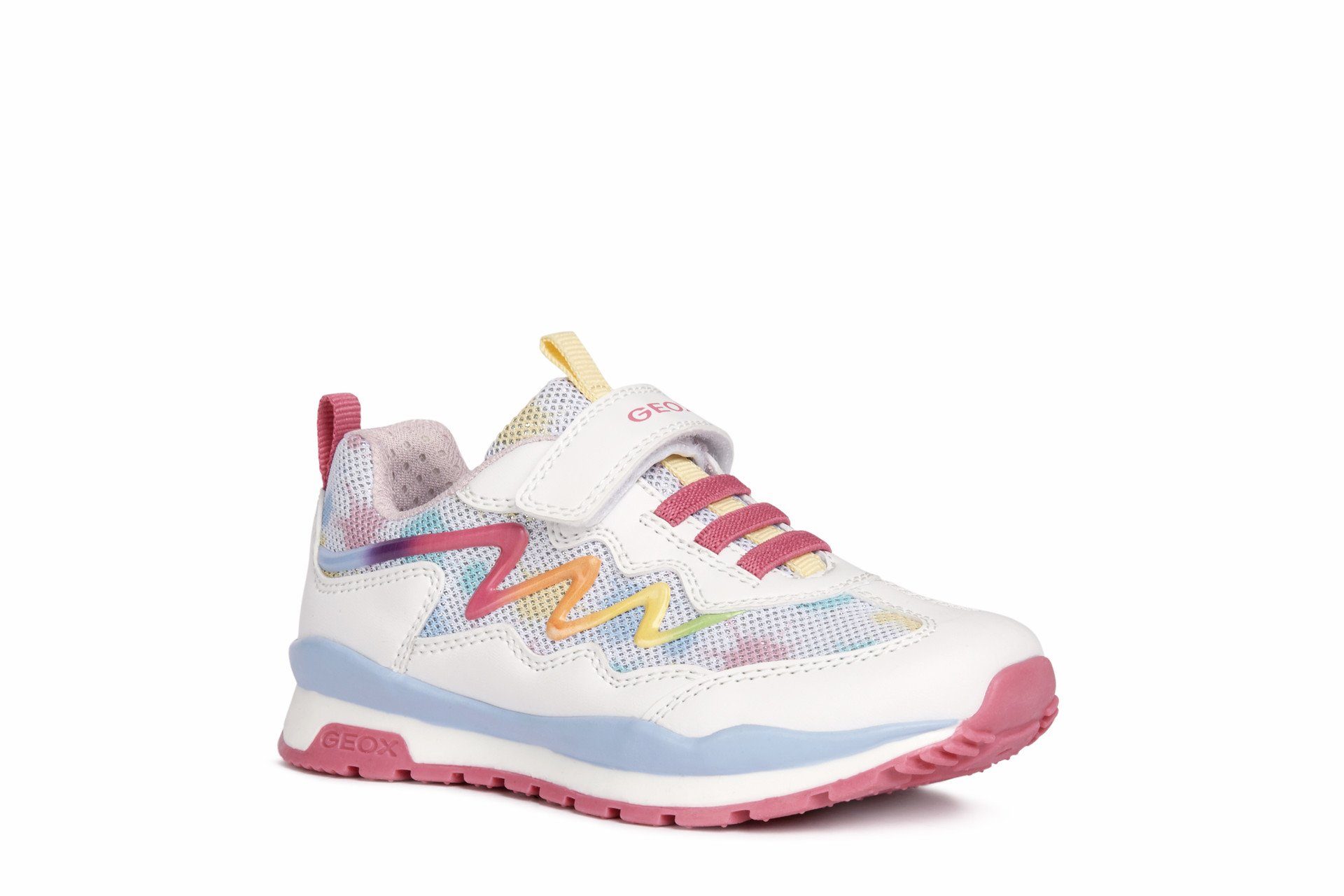 Sneaker Weiß (WHITE/MULTICOLOR) Geox