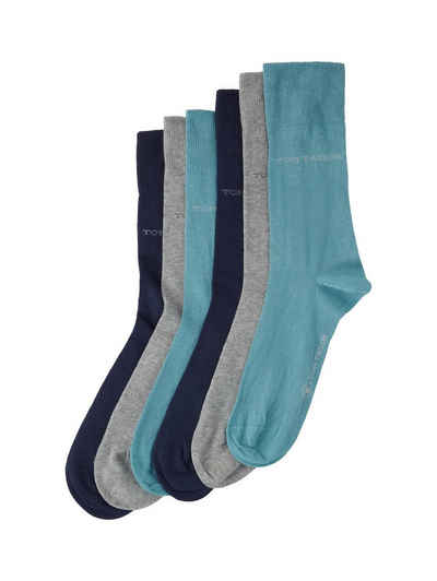 TOM TAILOR Socken 6er-Set Socken (im Sechserpack)
