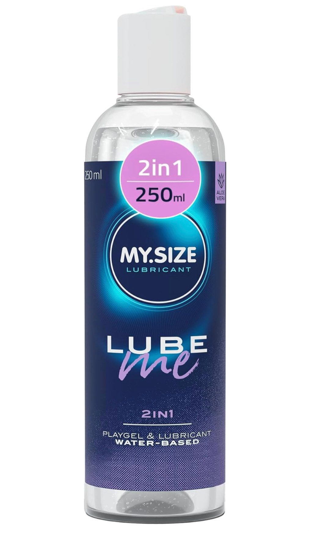 MY.SIZE Gleit- & Massageöl Lube Me 2-in-1, Liebesöl und Gleitmittel, angenehme Textur, pflegend, mit Aloe Vera