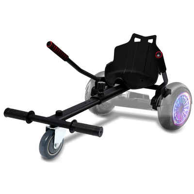 Clanmacy Balance Scooter Kart Hoverboard Sitz, Hoverkart für Hover Board Erweiterung für 6.5-10 Zoll