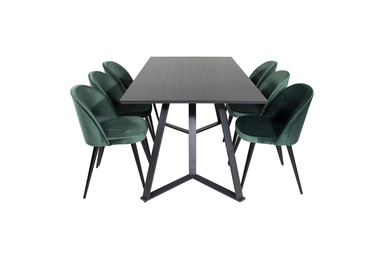 ebuy24 Essgruppe MarinaBLBL Essgruppe Esstisch schwarz günstig online kaufen