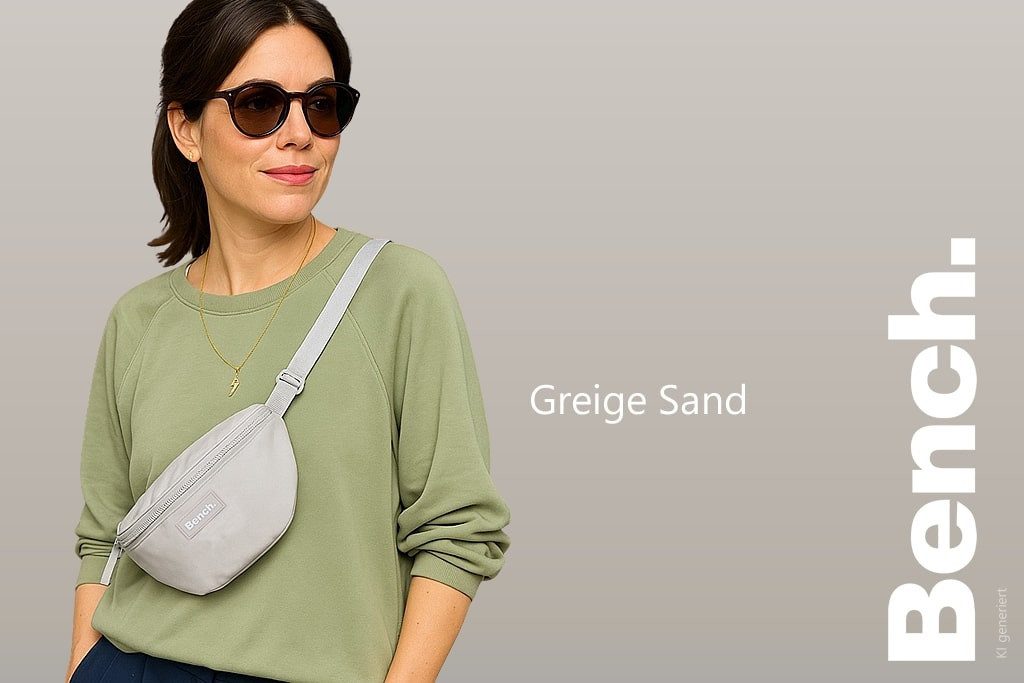 Bench. Bauchtasche Crossbag Hüfttasche Crossover Handtasche Tasche, Wimmerl klein Festivaltasche Handtasche Nova 64217 + Schlüsseletui