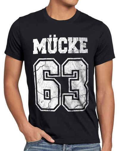 style3 Print-Shirt Herren T-Shirt Mücke 63 bulldozer film star movie