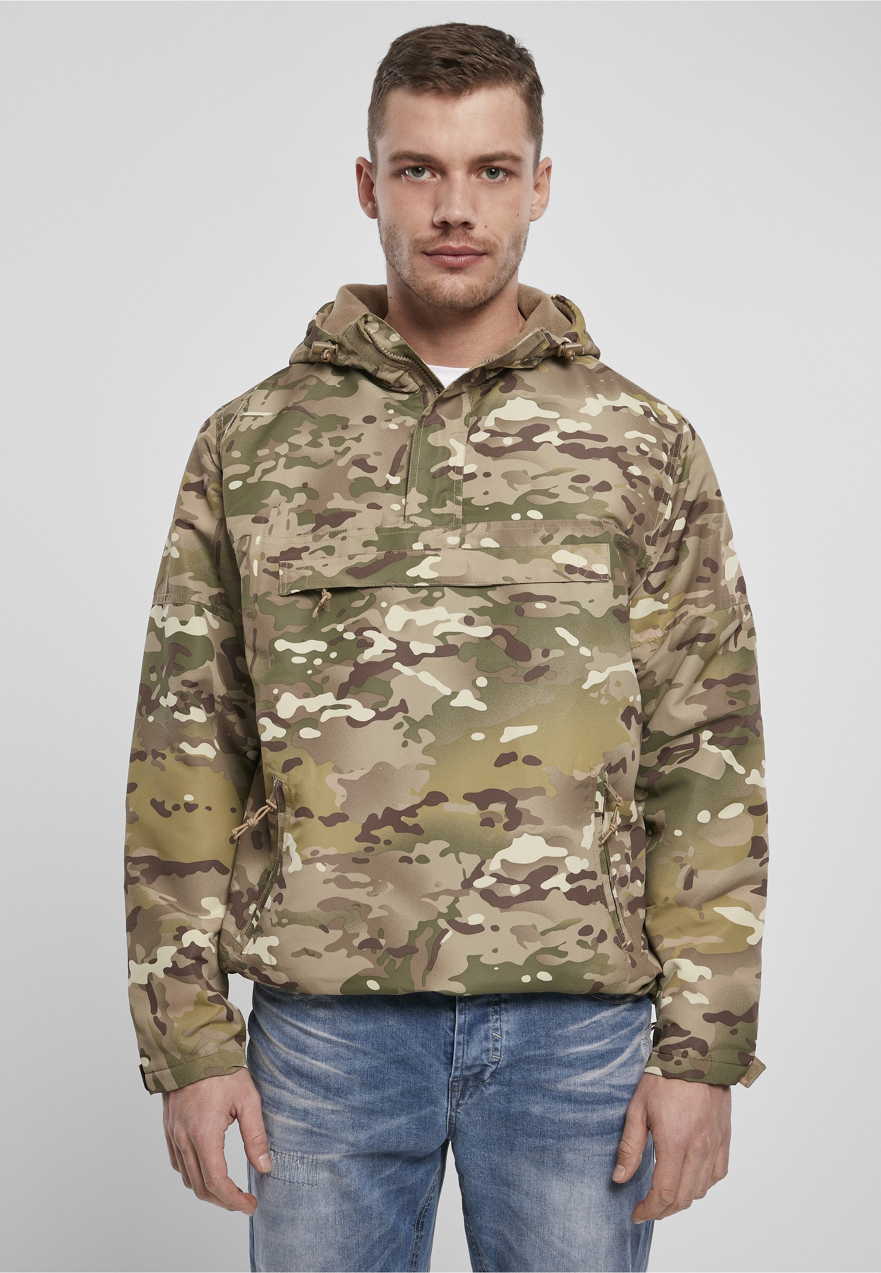 Brandit Anorak Brandit Herren Fleece Pull Over Windbreaker (1-St)