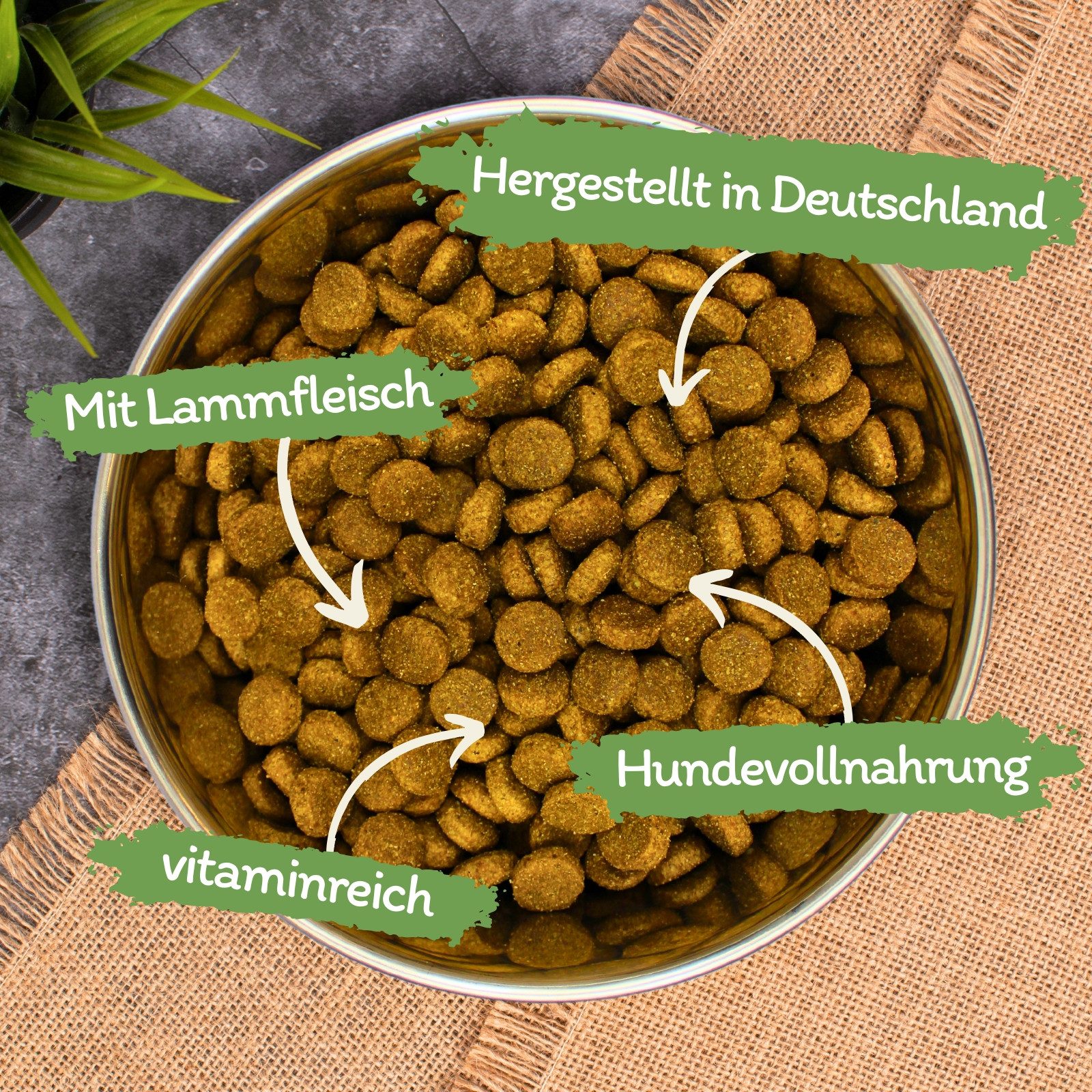 Lecker.Pet 4 kg Lecker.Pet® Josie's Adult Lamm & Reis Hundefutter Trockenfutter, Trockenfutter für: Hund