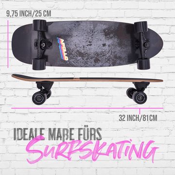 Apollo Miniskateboard Midi Longboard Surfskate Pro, hochwertig und stabil